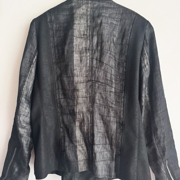 Beate Heymann Street Couture Linen Blend Jacket 14 - Picture 5 of 6